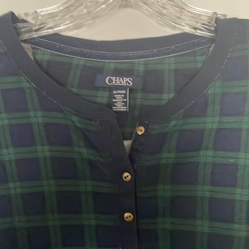 Chaps long sleeve henley.